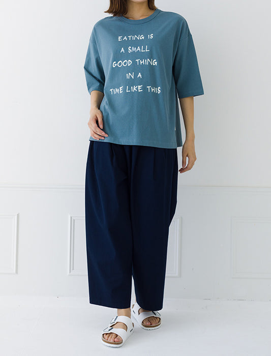 ゆったりプリントTシャツ