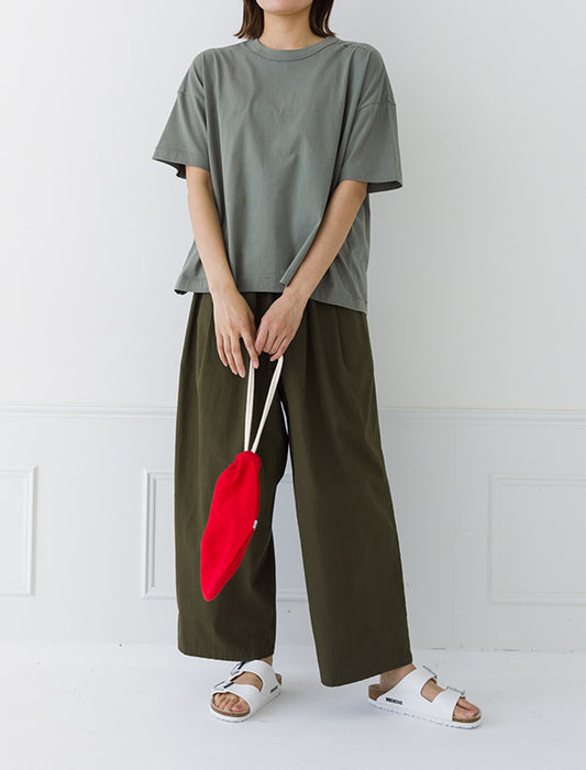 リラックスストレートパンツ