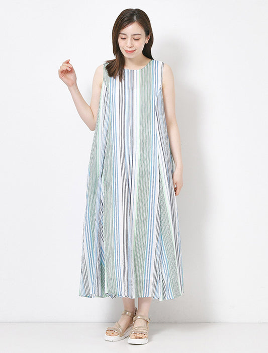 綿ボイル２ＷＡＹエアリーフレアワンピース