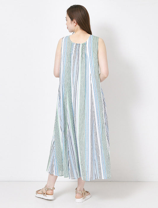 綿ボイル２ＷＡＹエアリーフレアワンピース