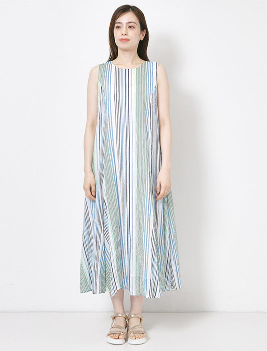 綿ボイル２ＷＡＹエアリーフレアワンピース