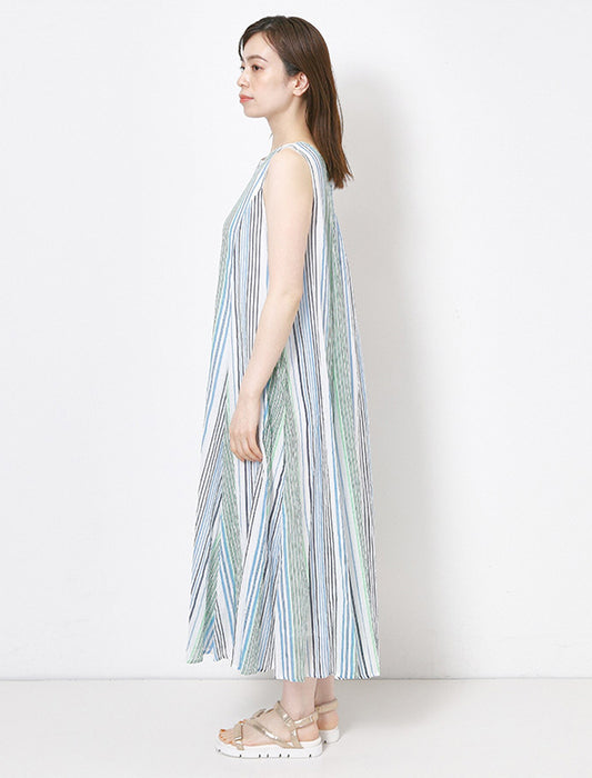 綿ボイル２ＷＡＹエアリーフレアワンピース