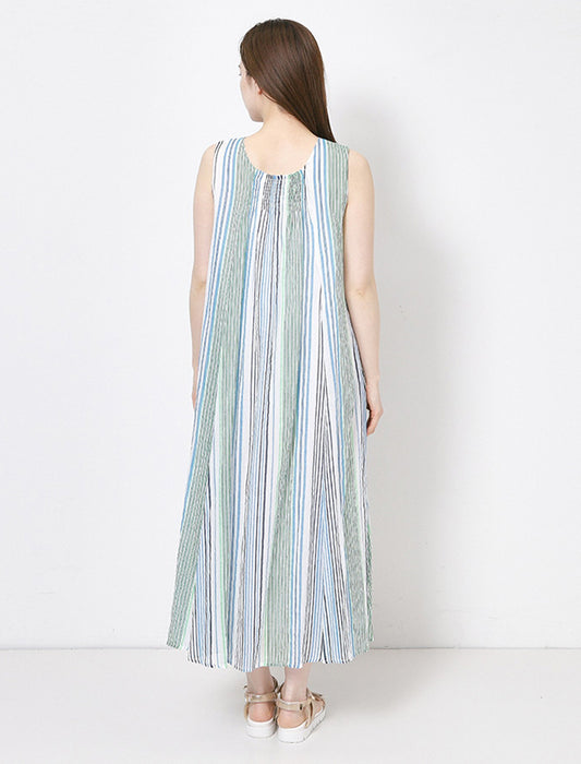 綿ボイル２ＷＡＹエアリーフレアワンピース