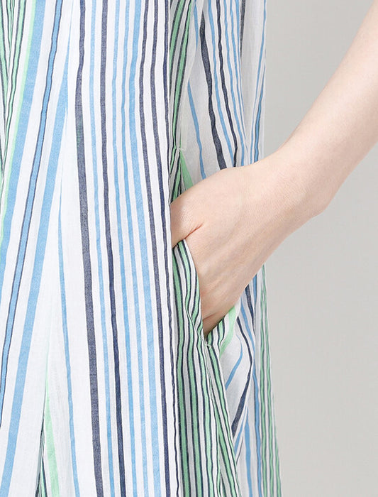 綿ボイル２ＷＡＹエアリーフレアワンピース