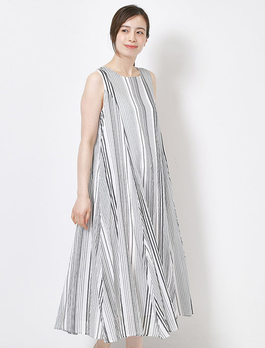 綿ボイル２ＷＡＹエアリーフレアワンピース