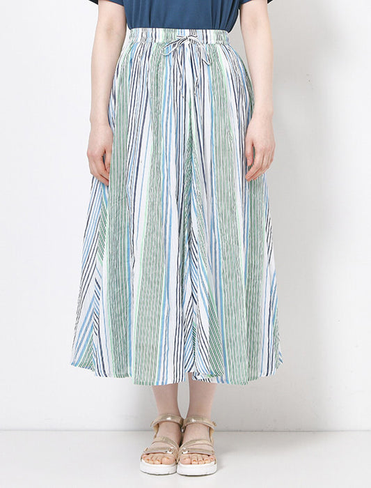 綿ボイルエアリーギャザースカート