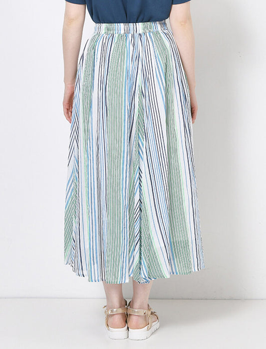 綿ボイルエアリーギャザースカート