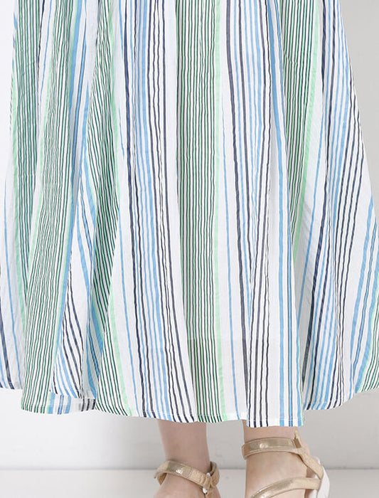 綿ボイルエアリーギャザースカート