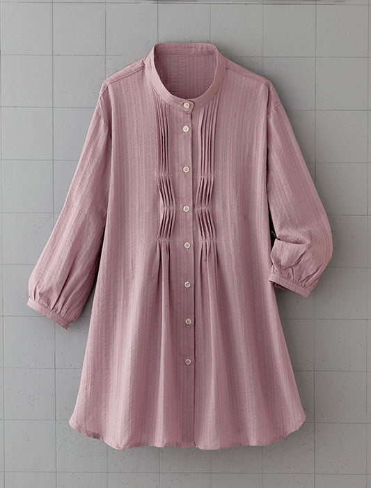 【受注】ピンタックデザインブラウス