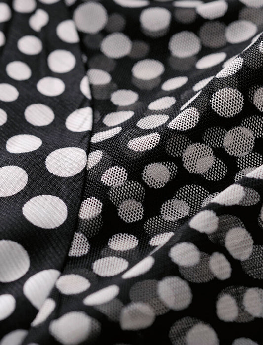 【受注】チュール重ねドットプルオーバー