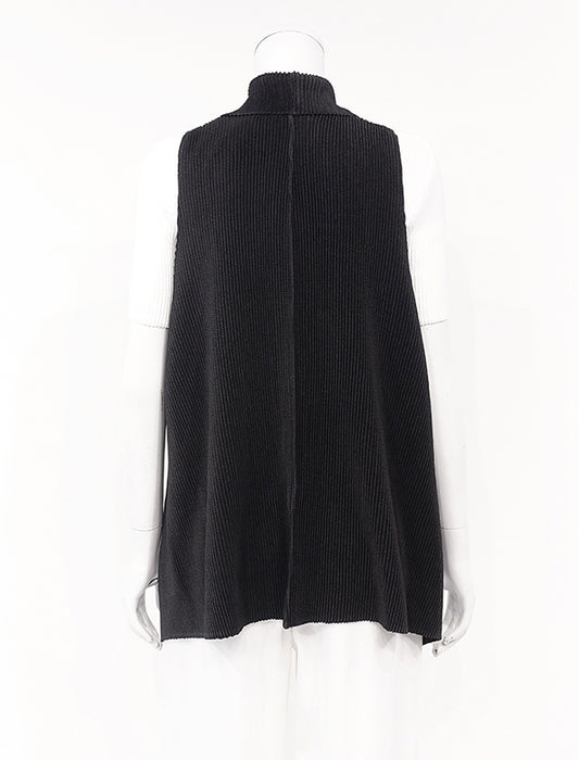 ＜SPECCHIO＞シャトルプリーツ ドレープカラー ベスト