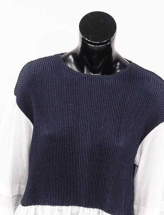 ＜SPECCHIO＞２WAYボリュームスリーブドッキングブラウス