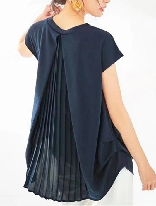 バックプリーツブラウス