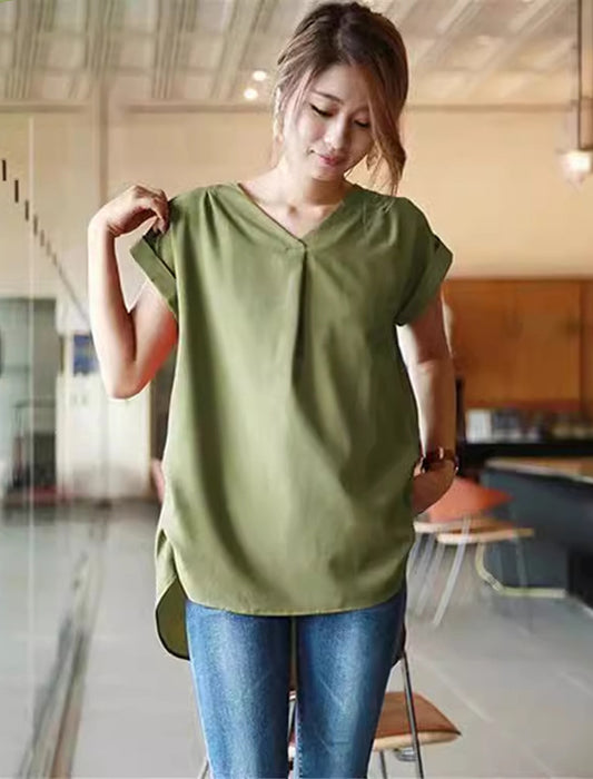 バックプリーツブラウス