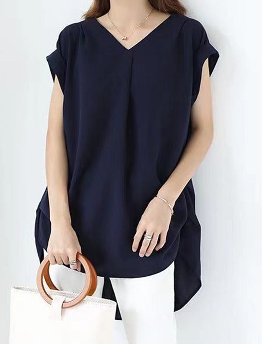 バックプリーツブラウス