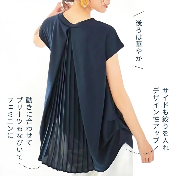 バックプリーツブラウス