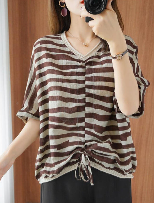 ゼブラカットソー