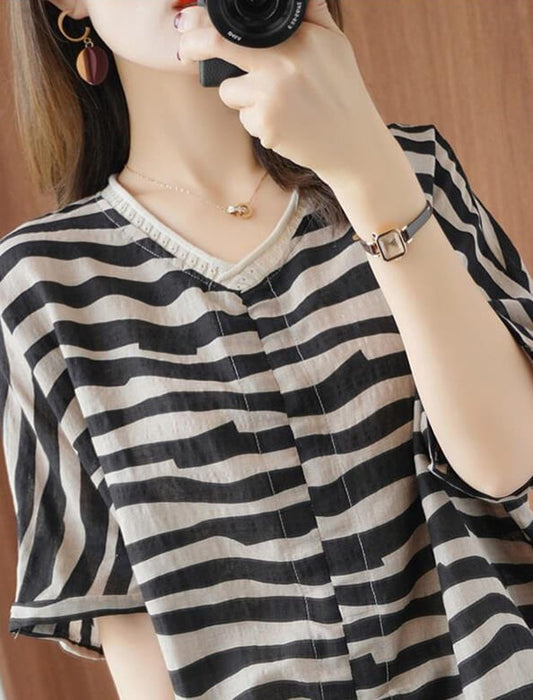 ゼブラカットソー