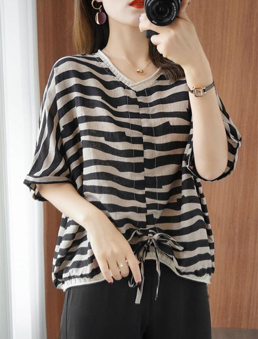 ゼブラカットソー