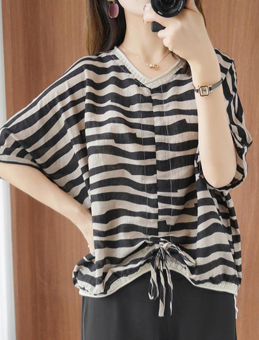 ゼブラカットソー