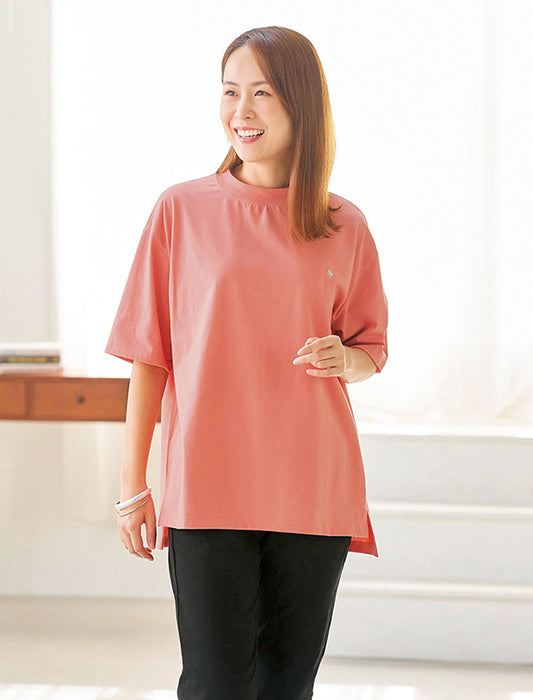 ＜ＰＢＣＳ＞綿100%ワンポイントＴシャツ