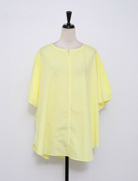 キーネック モモンガ布帛プルオーバー