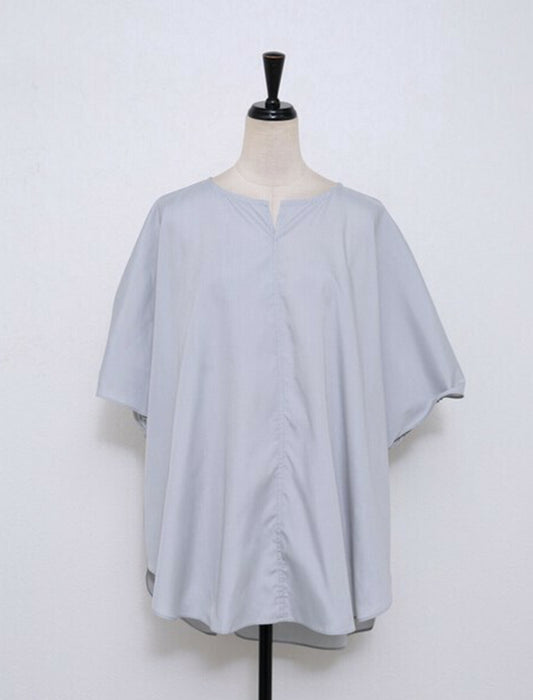 キーネック モモンガ布帛プルオーバー