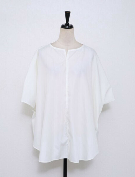 キーネック モモンガ布帛プルオーバー