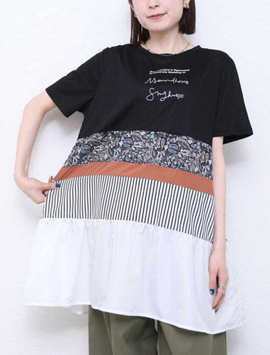 パッチワーク風チュニック