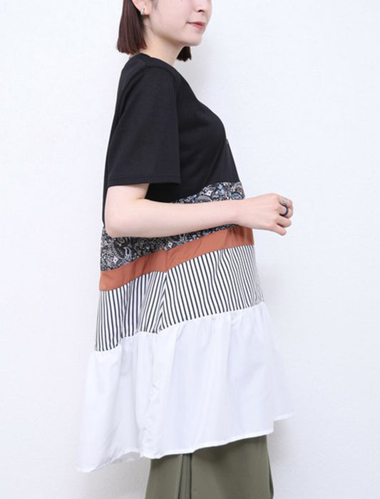 パッチワーク風チュニック