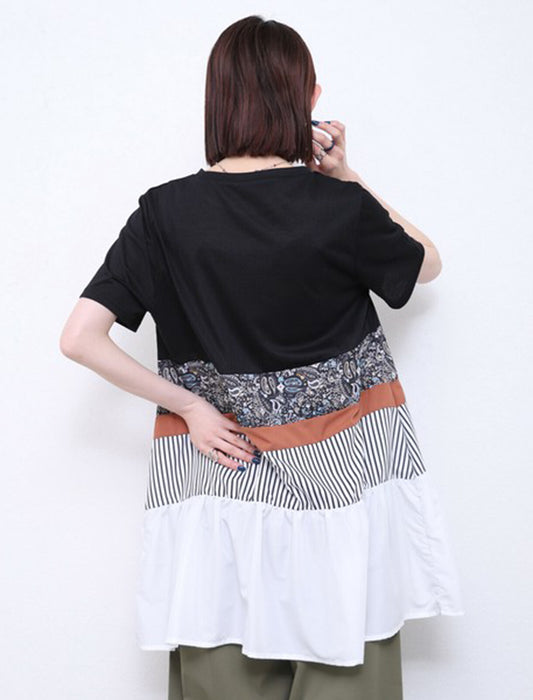 パッチワーク風チュニック