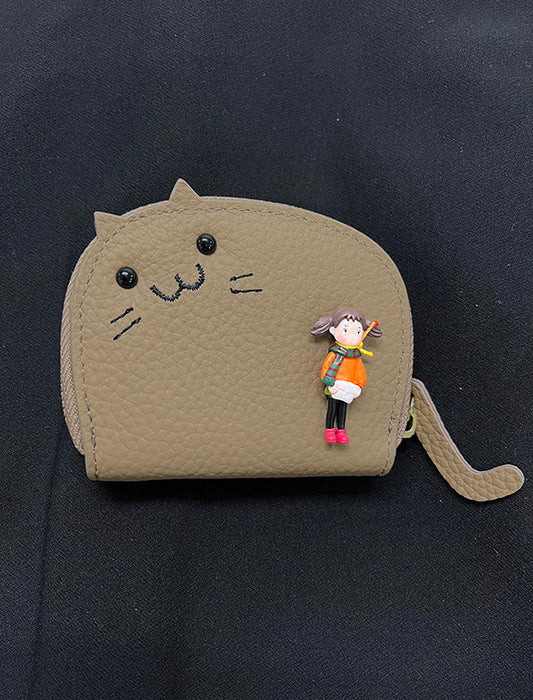 ネコ＆ドールモチーフカードケース