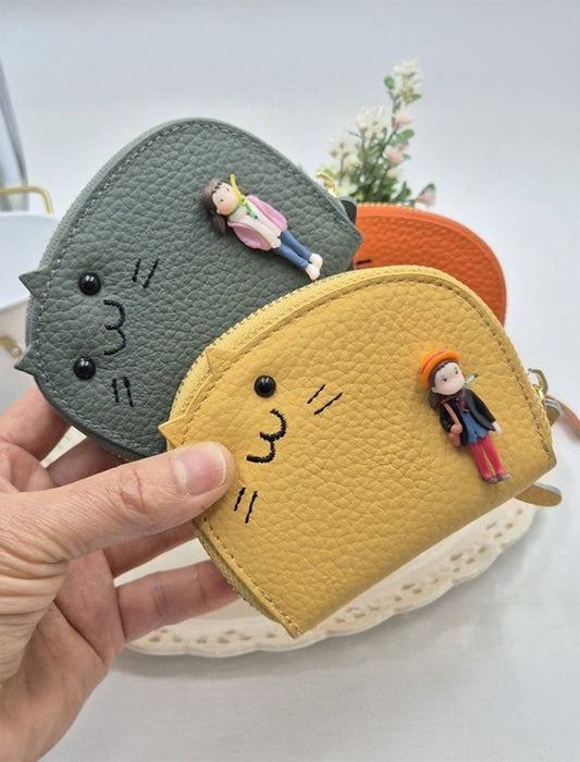 ネコ＆ドールモチーフカードケース