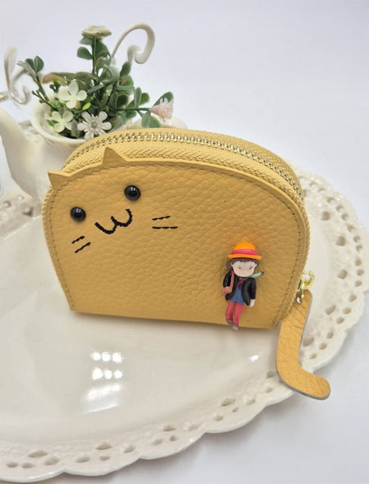 ネコ＆ドールモチーフカードケース