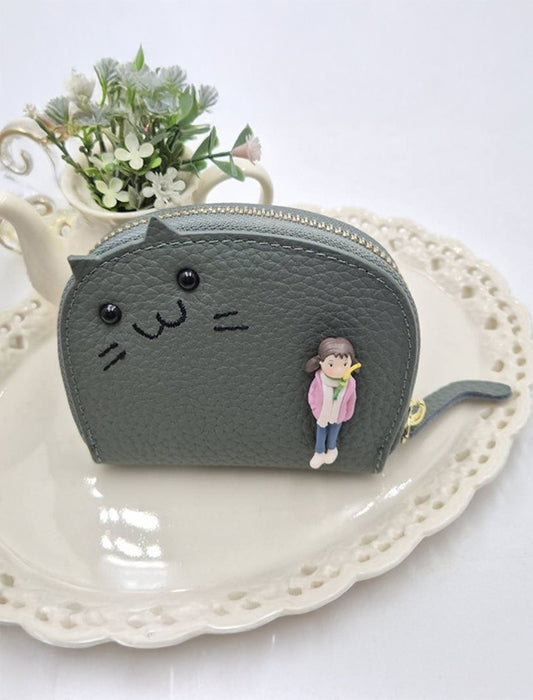 ネコ＆ドールモチーフカードケース