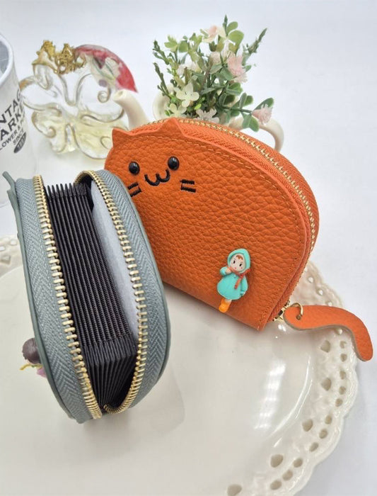 ネコ＆ドールモチーフカードケース