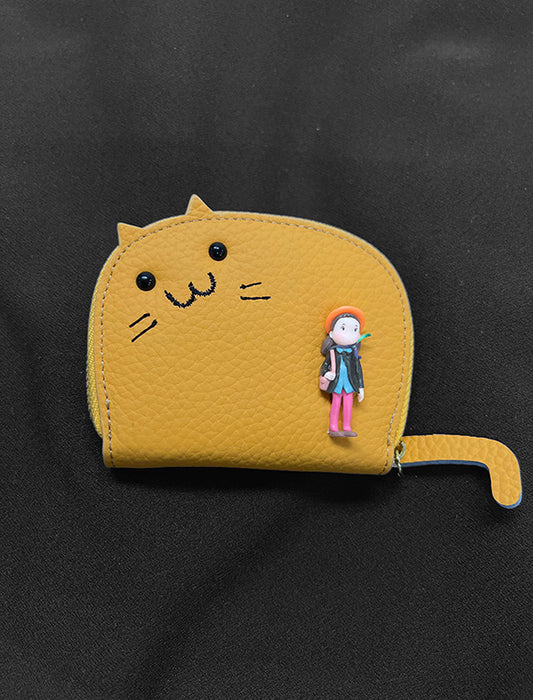 ネコ＆ドールモチーフカードケース