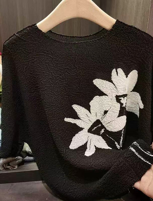 フラワープリントカットソー