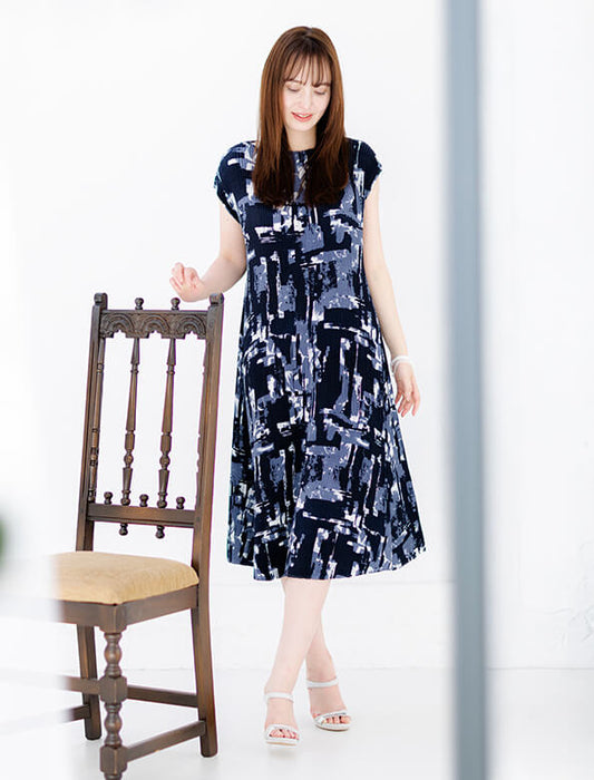 ＜SPECCHIO＞シャトルプリーツ Aラインロングドレス