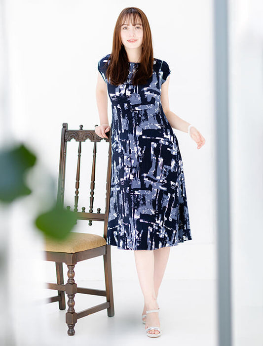 ＜SPECCHIO＞シャトルプリーツ Aラインロングドレス