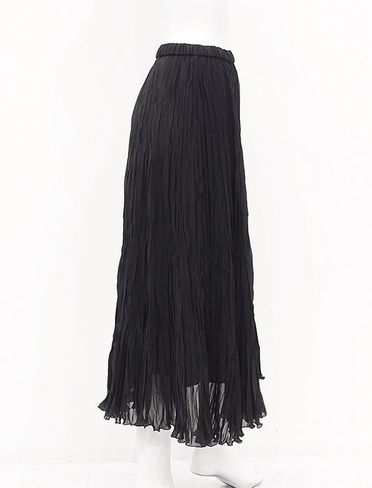 ＜SPECCHIO＞アコーディオンランダムプリーツ シアースカート