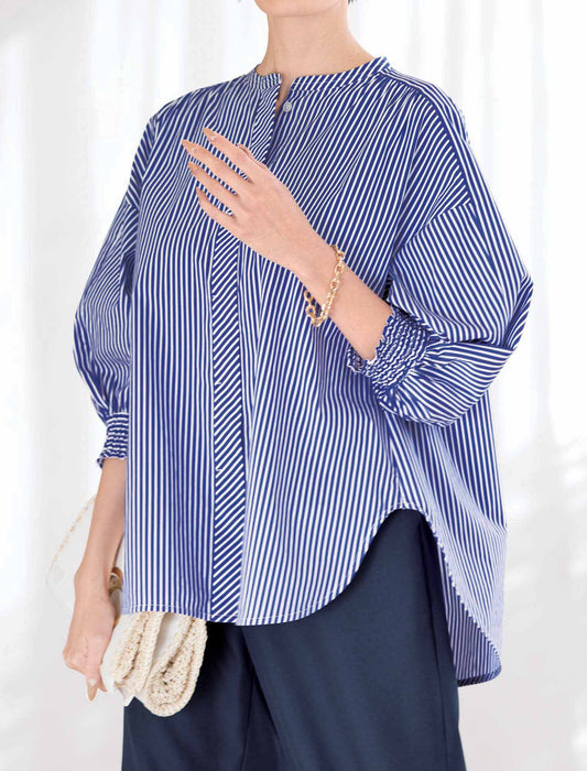 【受注】ストライプドルマンシャツ