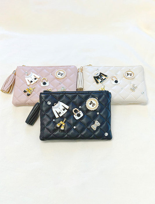 キラキラモチーフミニ財布