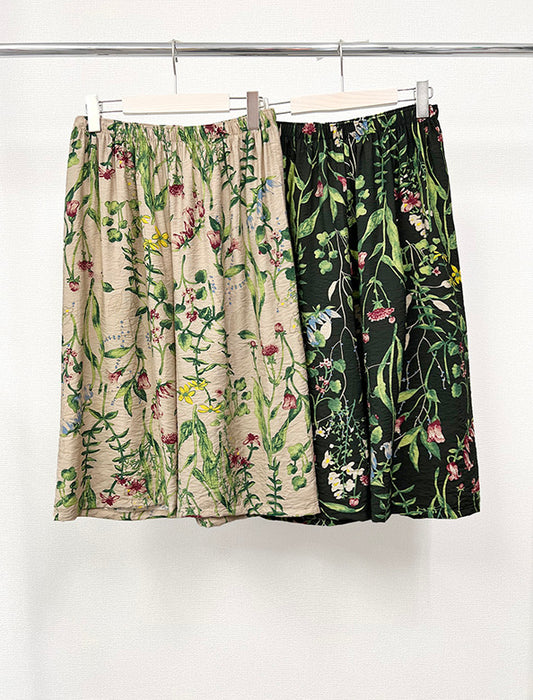 ボタニカルワイドパンツ