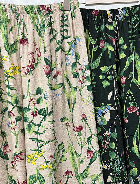 ボタニカルワイドパンツ