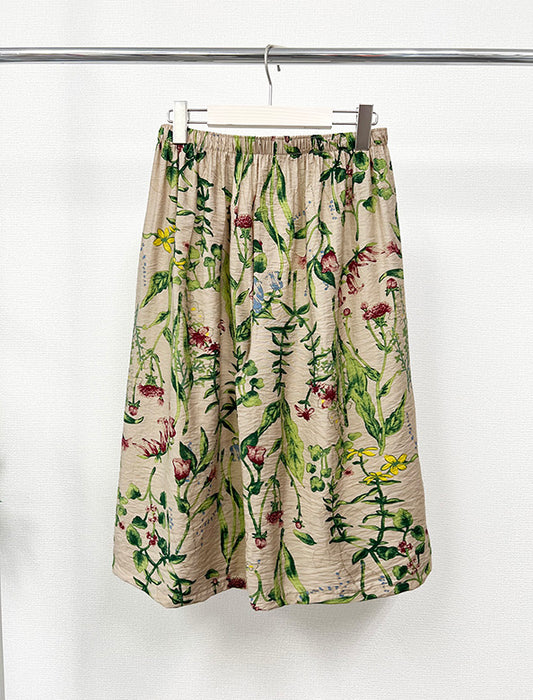 ボタニカルワイドパンツ