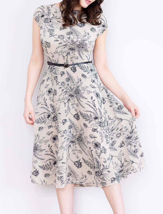 ＜SPECCHIO＞シャトルプリーツ Aラインロングドレス