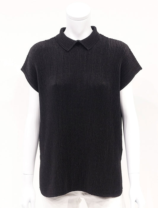 ＜SPECCHIO＞シャトルプリーツ 襟付きブラウス