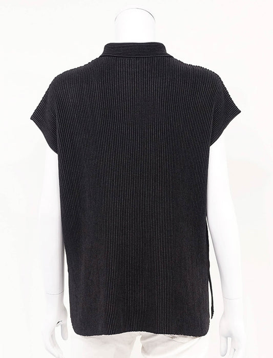 ＜SPECCHIO＞シャトルプリーツ 襟付きブラウス