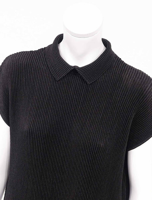 ＜SPECCHIO＞シャトルプリーツ 襟付きブラウス